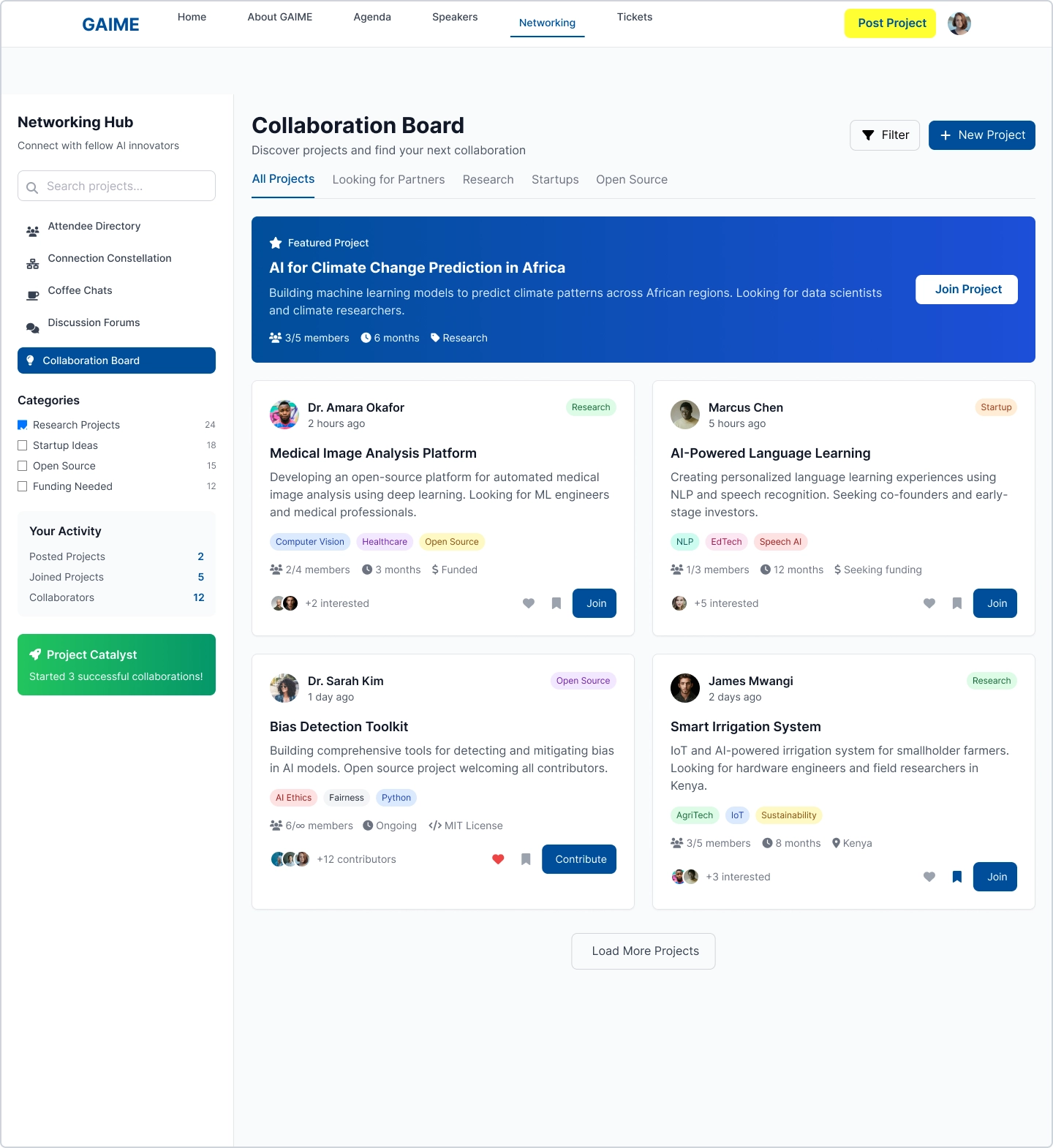 Collaboration Board screenshot